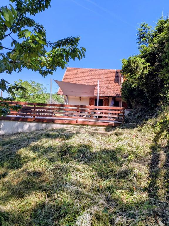 a house on the side of a hill at Gîte FRAIZE in Fraize