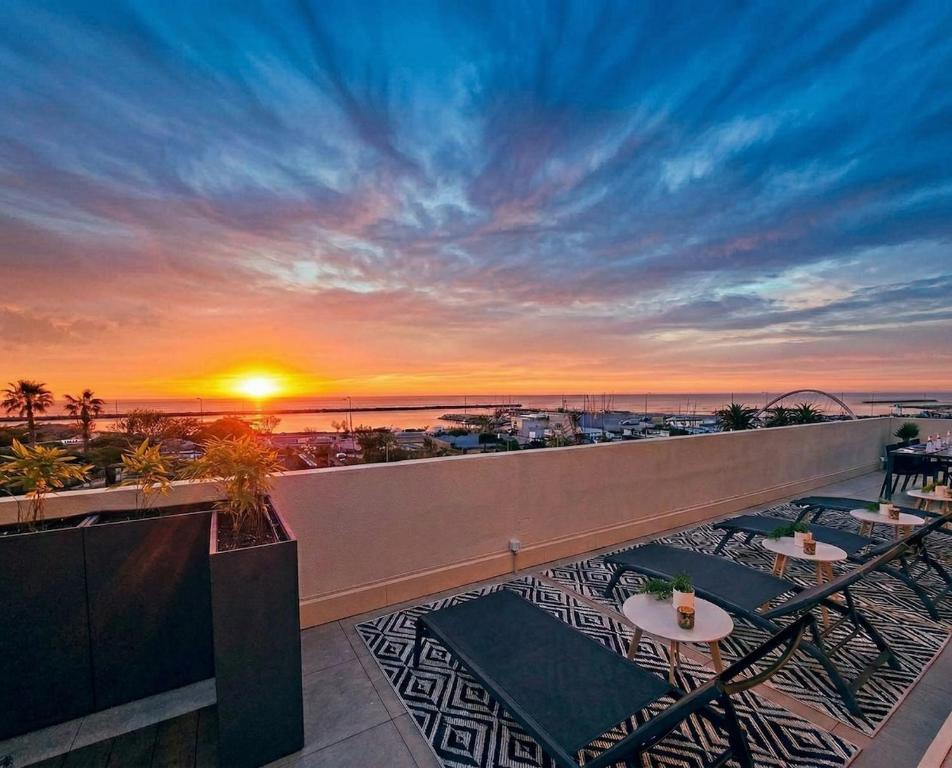 Face à La Mer, Superbe Roof TOP, Vue Mer Panoramique, Solarium, Clim