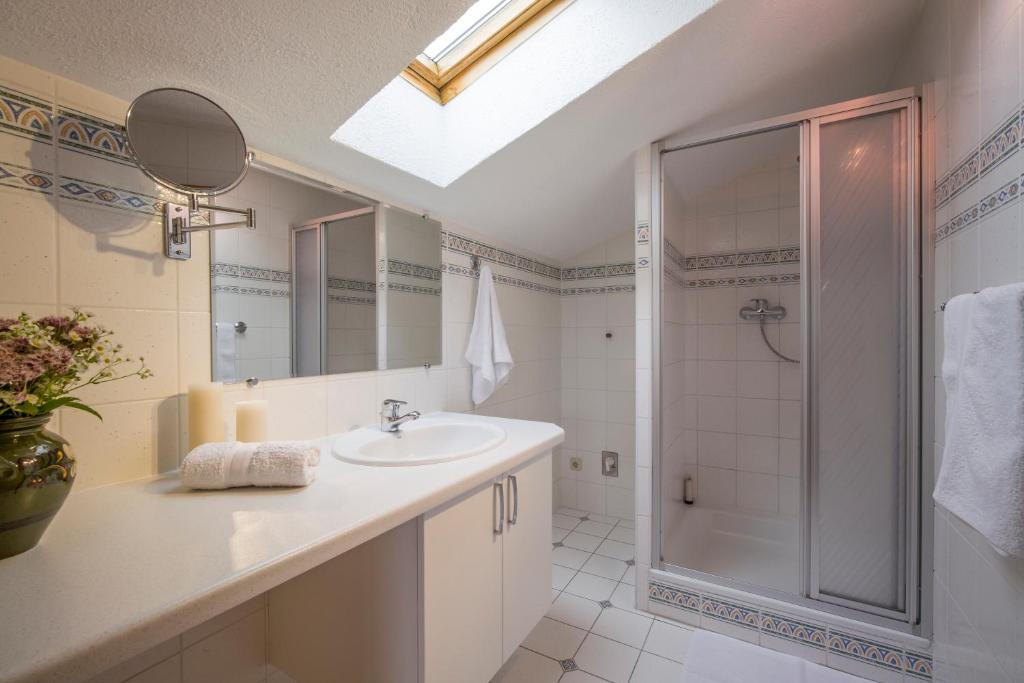 Koupelna v ubytování Haus TIROL