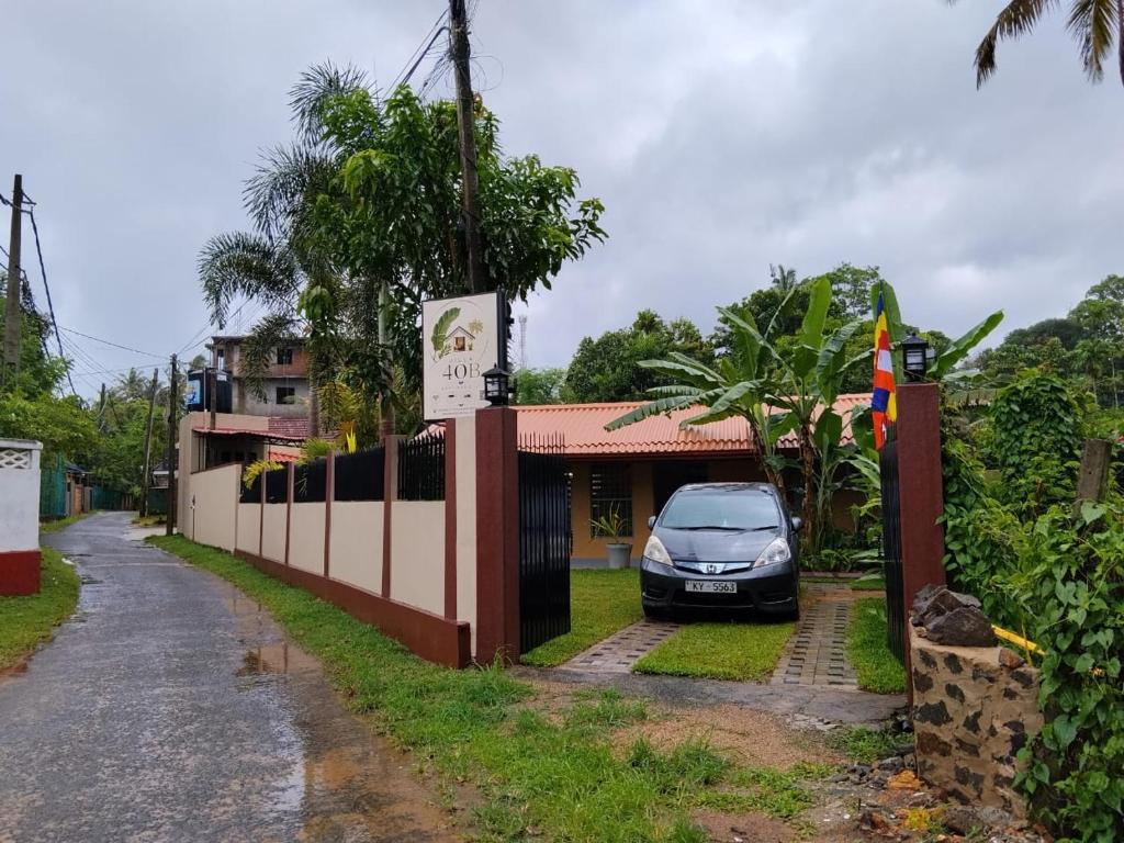 a car parked in front of a building at Villa 40B Bentota in Bentota