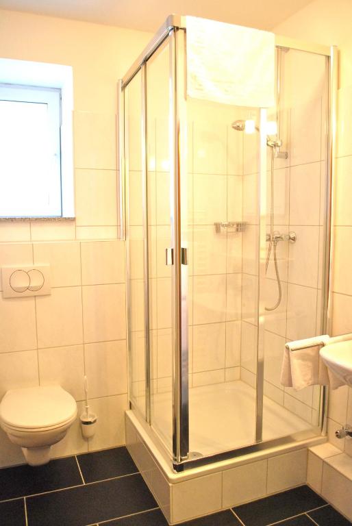 Koupelna v ubytování Hotel Dietrichsdorfer Hof