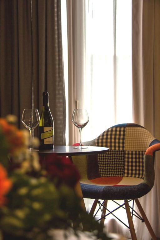 Posezení v ubytování Kastalia Boutique Hotel