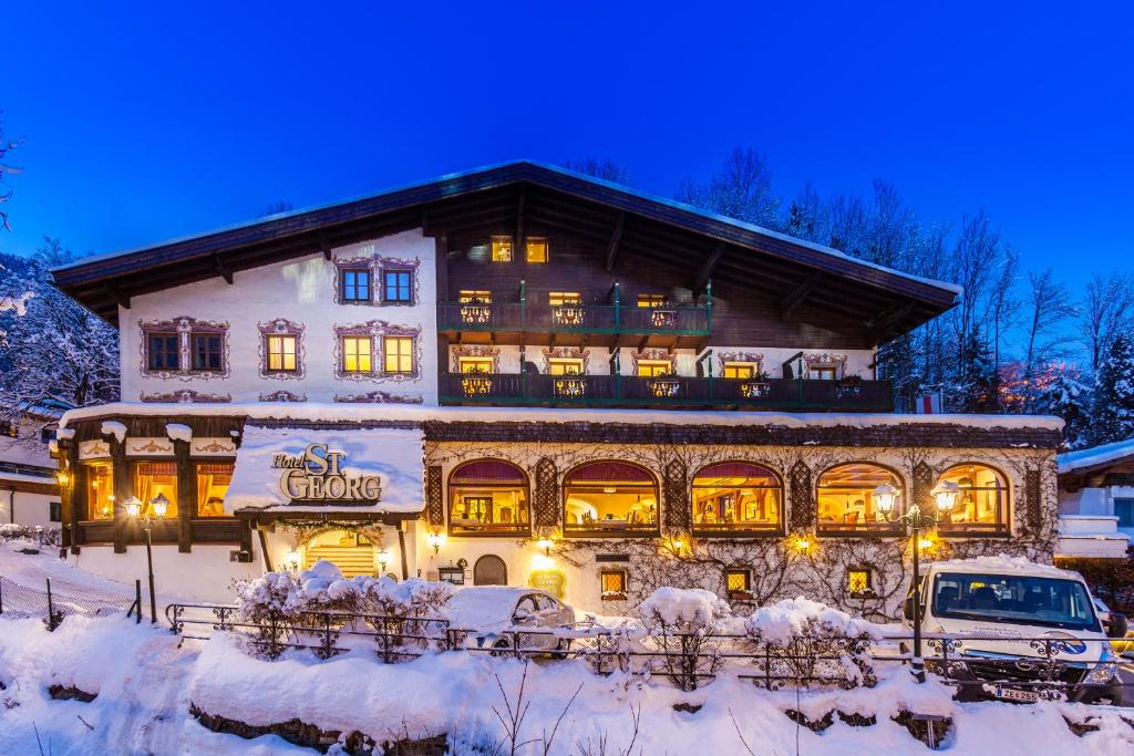 Hotel St. Georg v zimě
