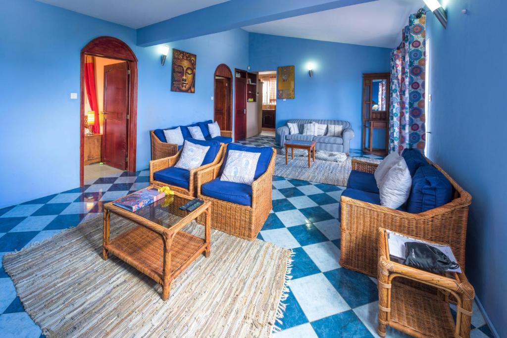 Posezení v ubytování Sunset Villa