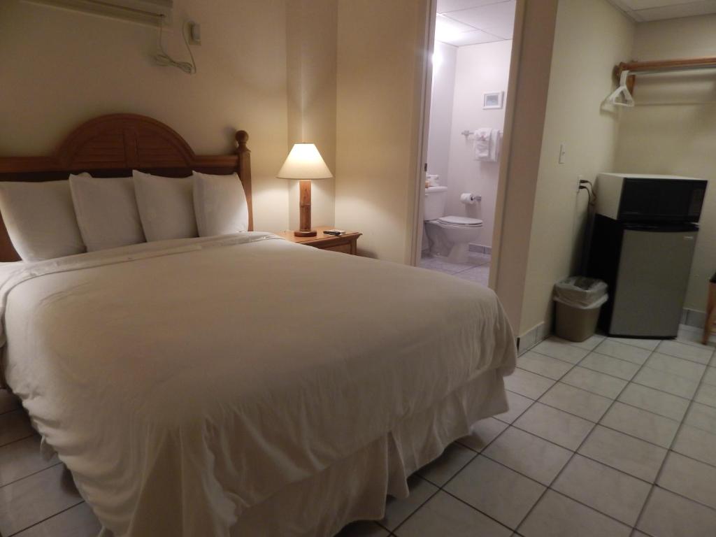 Uma cama ou camas num quarto em Parmer's Resort