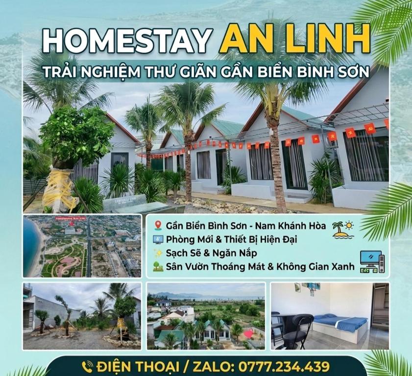 a flyer for a villa in the philippines at Home An Linh in Thôn Mỹ Nghĩa