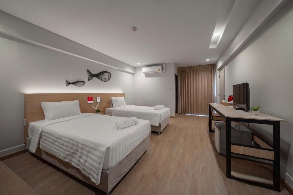 Mintara Hotel - โรงแรมมินธารา มีนบุรี - Zweibettzimmer – Barrierefrei