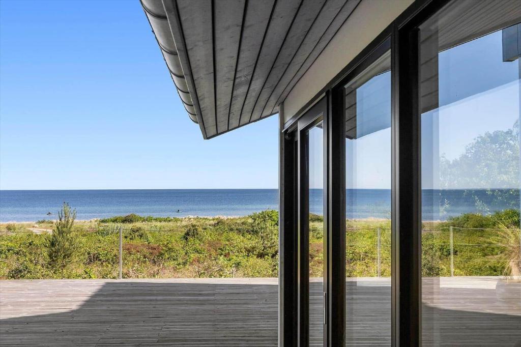 a view of the ocean from a house at 8535-Glesborg-Havstokken-12 in Glesborg