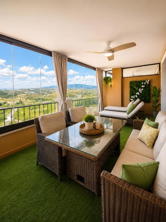 Golf & montaña, Terraza privada