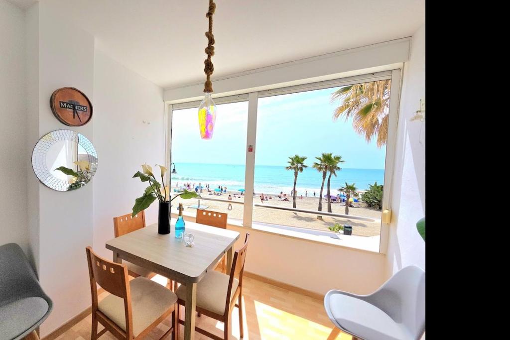 Wake Up to Panoramic Sea Views Beachfront on Torremolinos Promenade 2 Bed 1 Bath Apartment by NAMASTEELITE