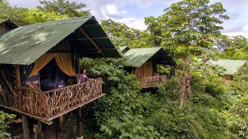 Zahrada ubytování La Tigra Rainforest Lodge