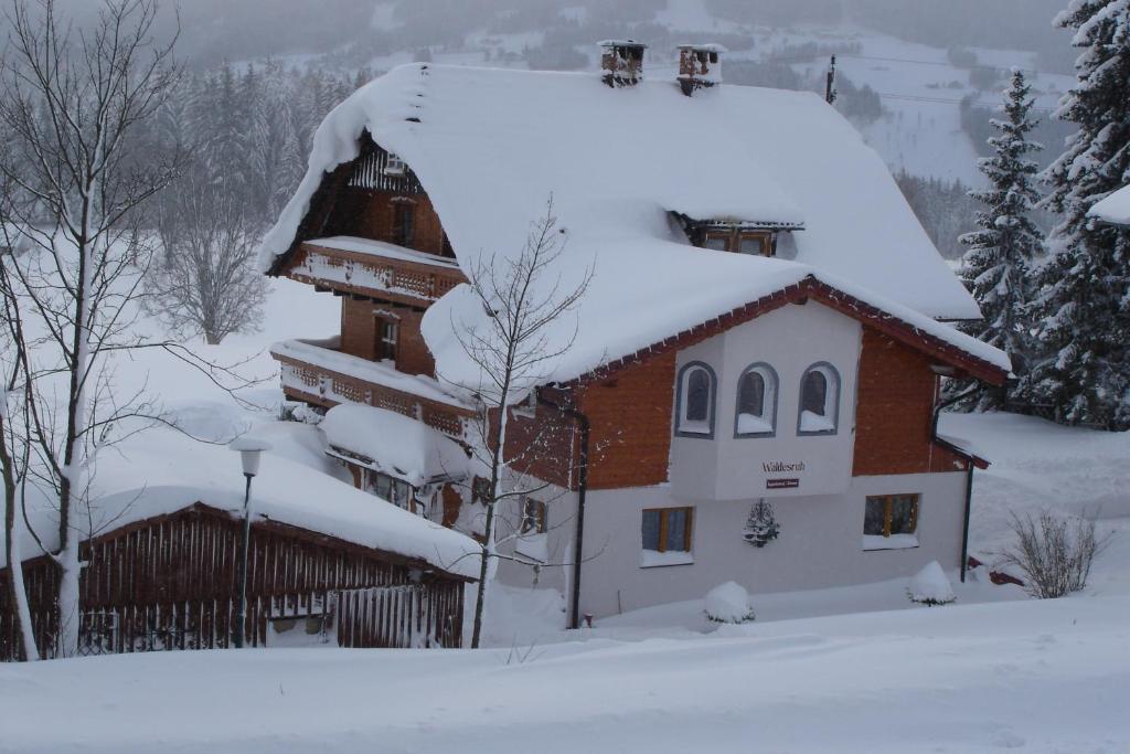 Pension Waldesruh/Halseralm v zimě
