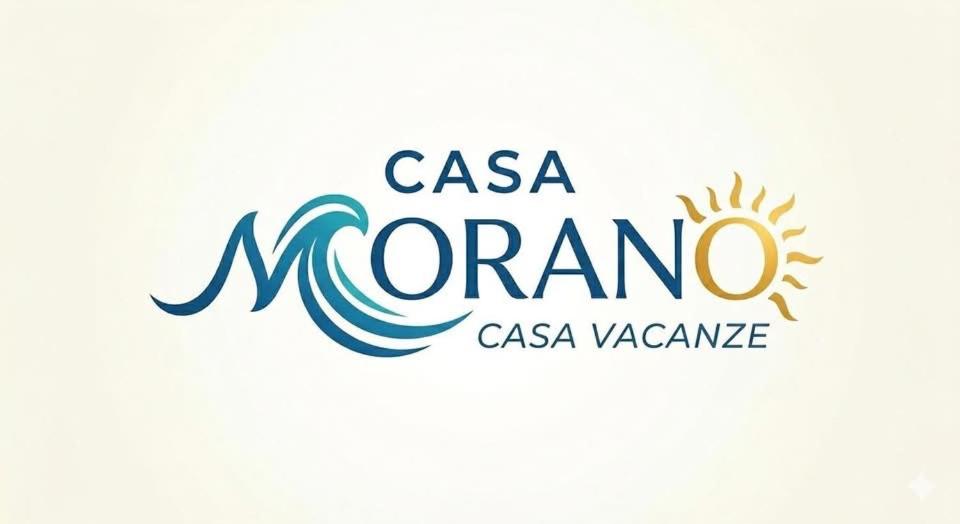 a sign that reads casa naranco with a wave at Casa Morano in Schiavonea