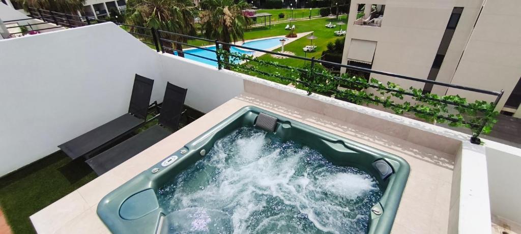 Ático de lujo, san juan playa, jacuzzi, piscina