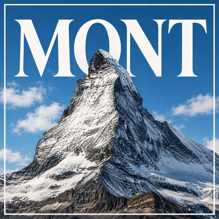a book cover of a mountain with the words mtaintoria at Mont in Rudnik