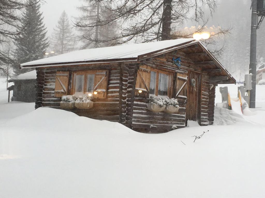 Hotel & Ristorante Baita Dovich v zimě