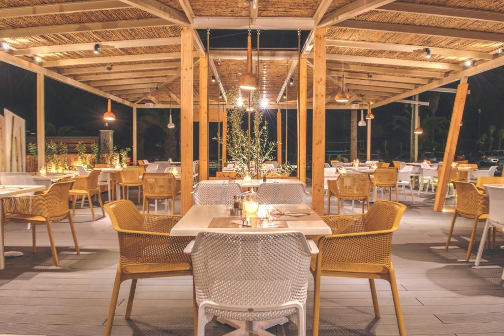 A restaurant or other place to eat at Iliada Beach Hotel