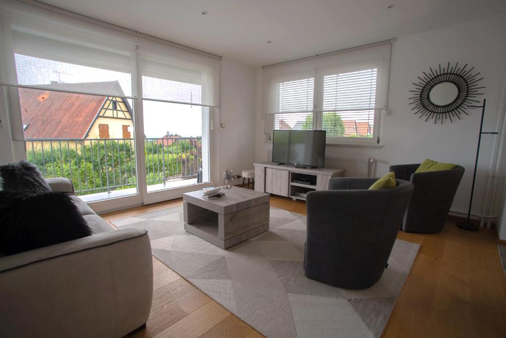 Gite Les deux belettes - Appartements meublés à Riquewihr - Vue vignoble – photo 37