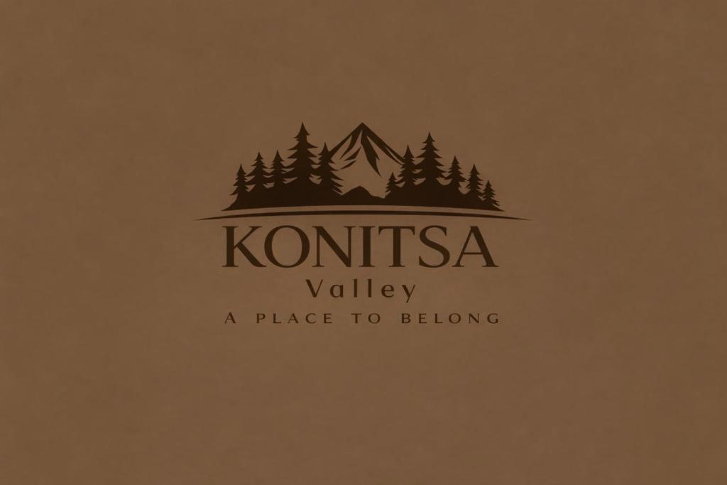 a logo for kontanas valley a place to belong at Konitsa Valley in Konitsa