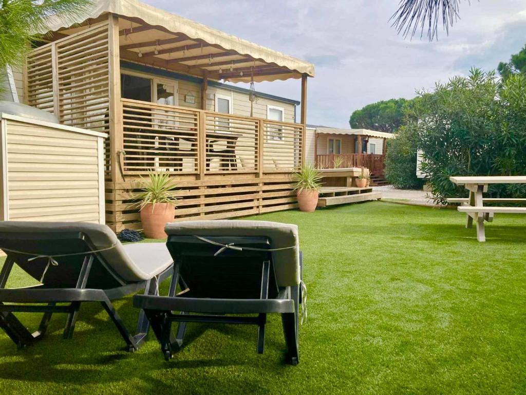Mobile-Home Cosy 6 pers - 3 ch - 2 SDB - CLIM