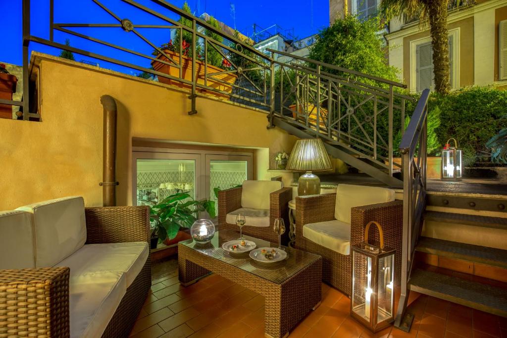 Posezení v ubytování Hotel Villa Glori