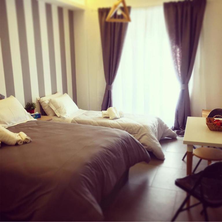 Posteľ alebo postele v izbe v ubytovaní Lekka 10 Apartments