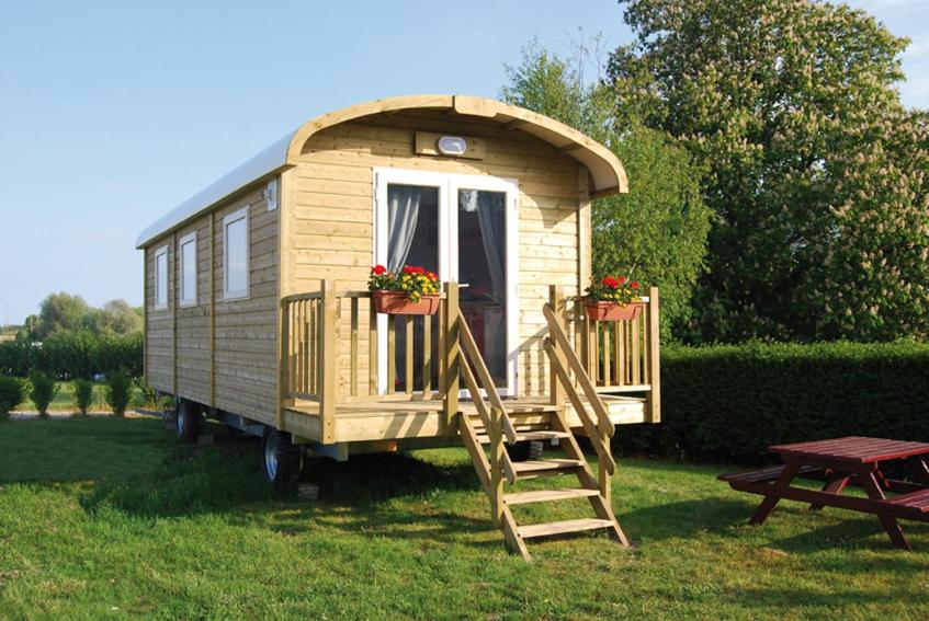 Zahrada ubytování camping de la mottelette