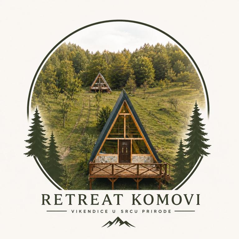 a logo for a retreat konymuth wilderness v stay paradise at Retreat Komovi in Andrijevica