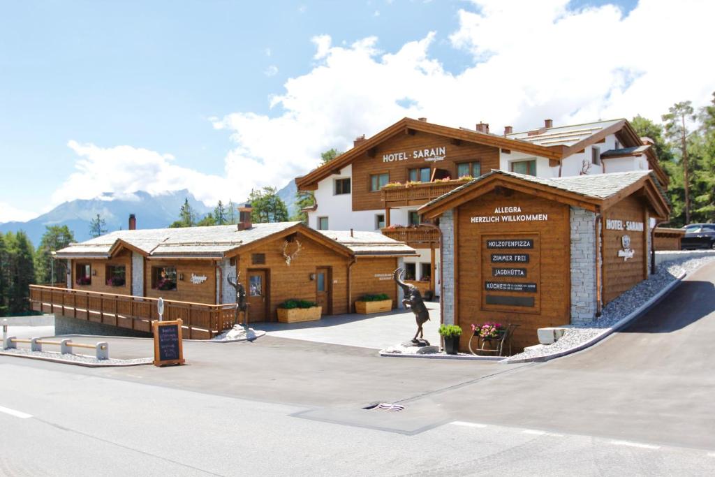 a man riding a skateboard at a skate park at Hotel Sarain - Val Saraina Resort Lenzerheide in Lenz