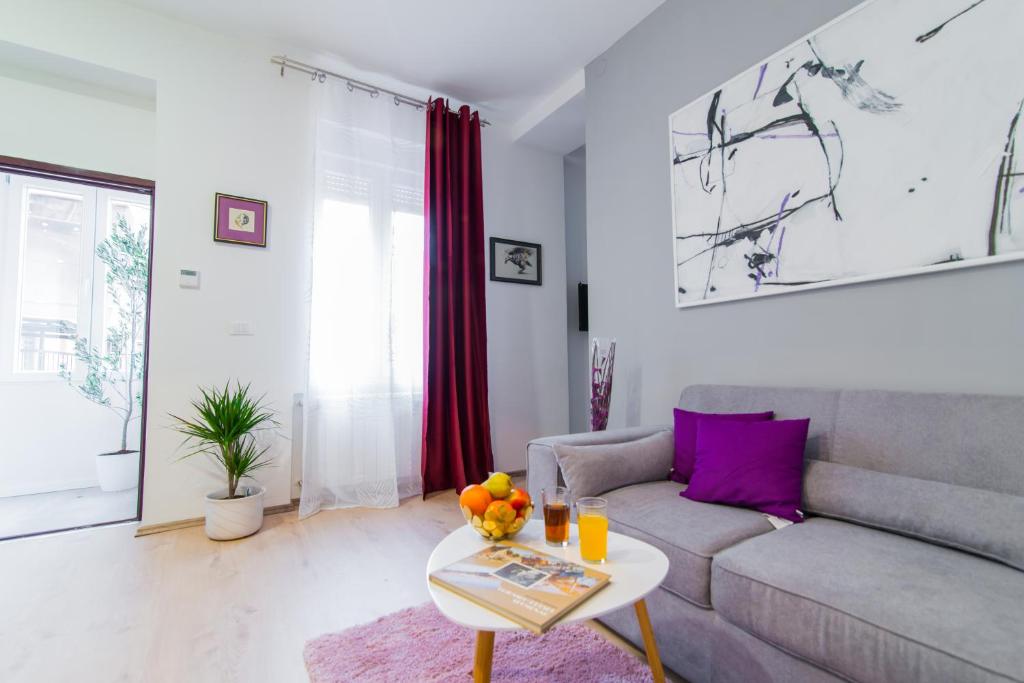 Posezení v ubytování Polai Center Apartments