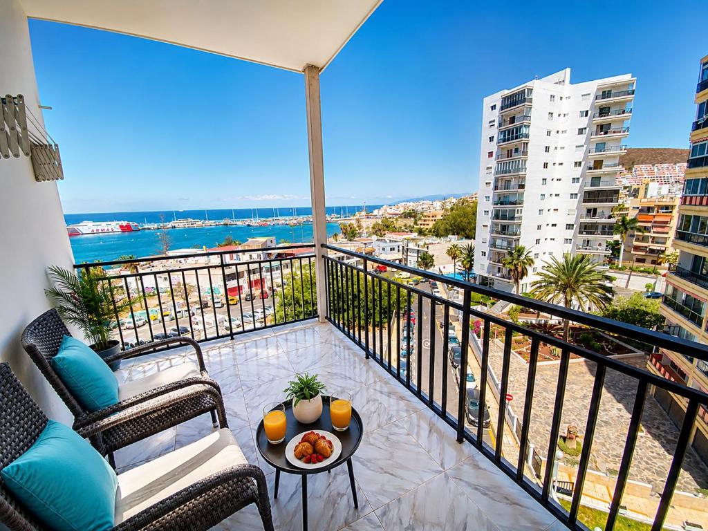 1 BR Sea View with Steps to Beach in Los Cristianos by Aqua Vista Tenerife