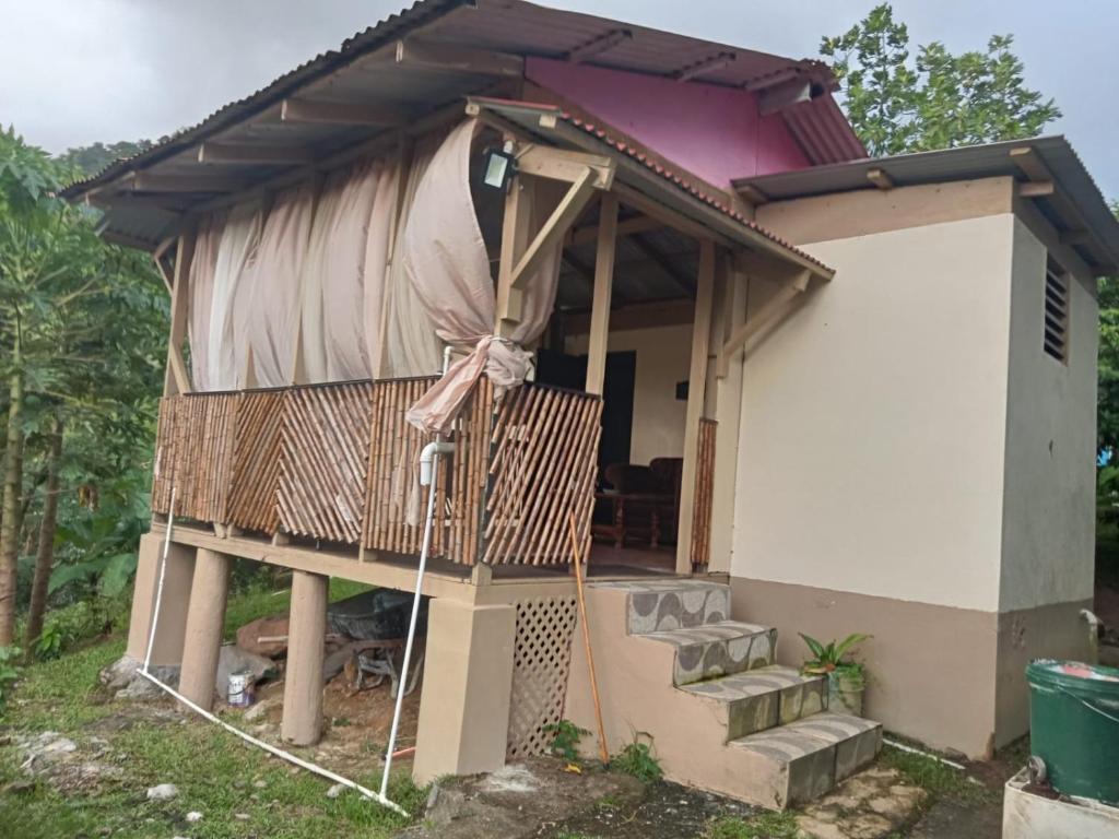 a house being constructed with a hose at anthurium cabin in Trafalgar