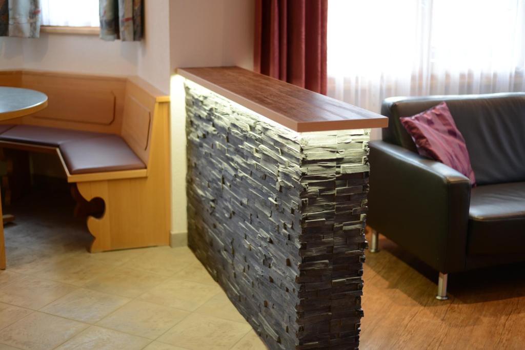 Posezení v ubytování Helvetia Apartments