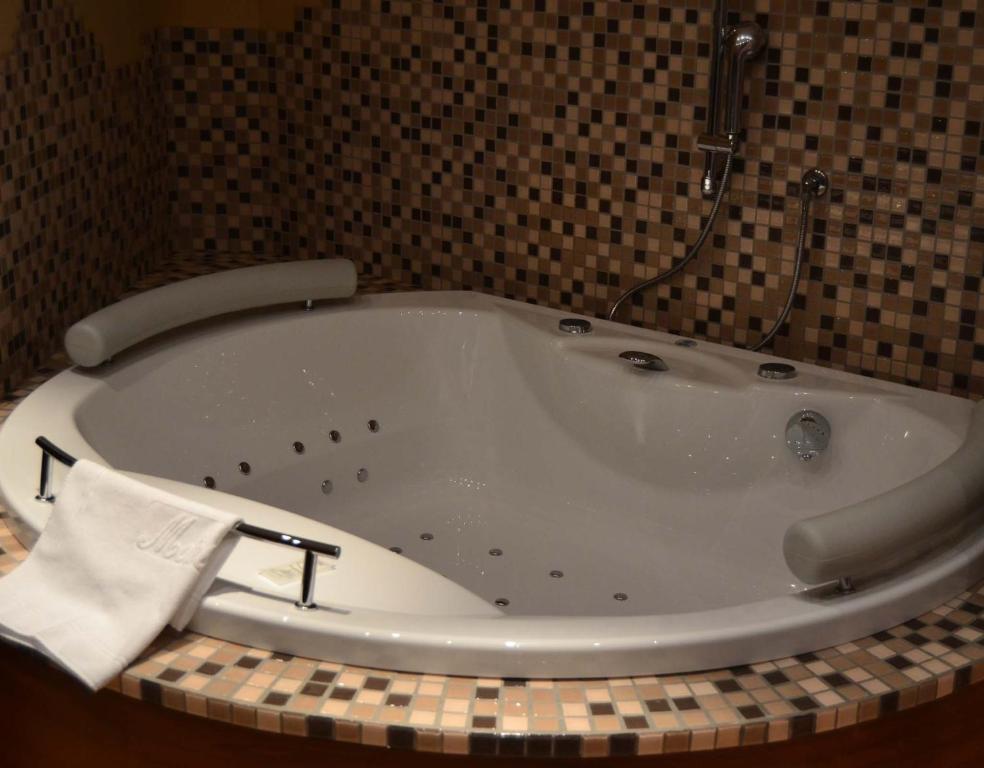 Koupelna v ubytování Hotel Motel 2