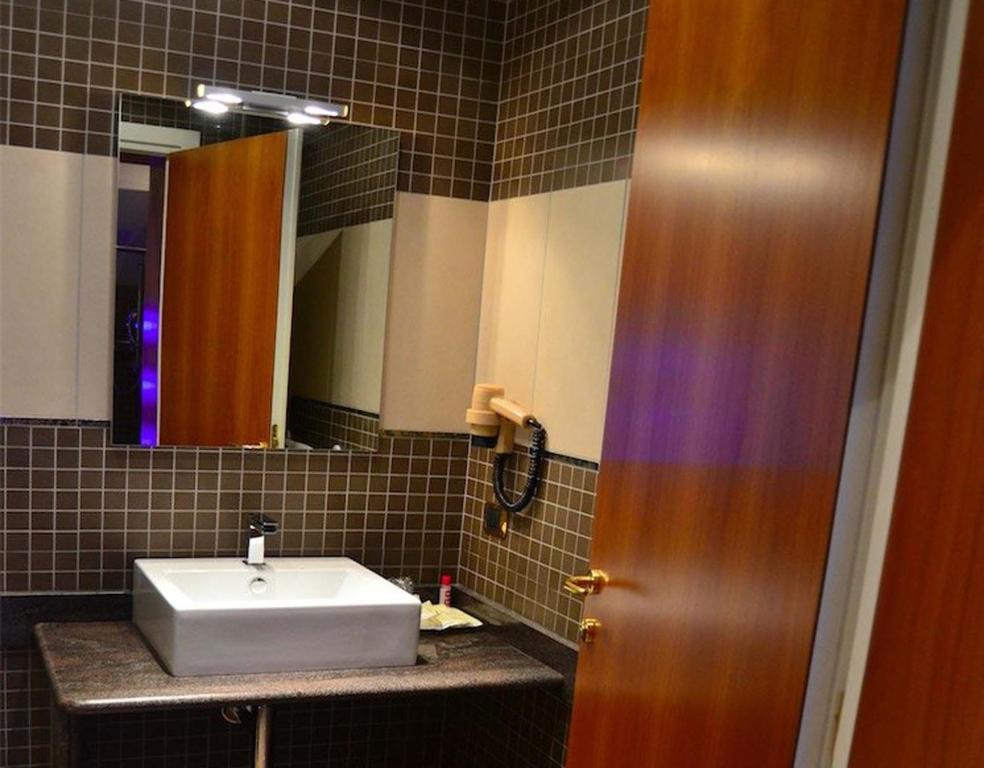 Koupelna v ubytování Hotel Motel 2