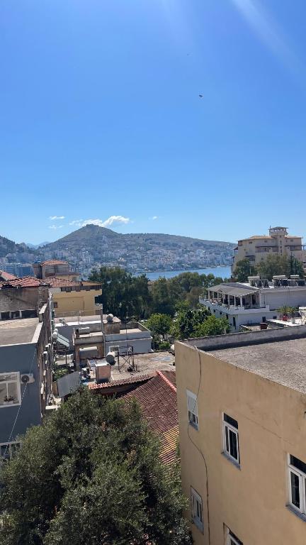 a view of a city from a building at Laska's Rooms Sarandë in Sarandë
