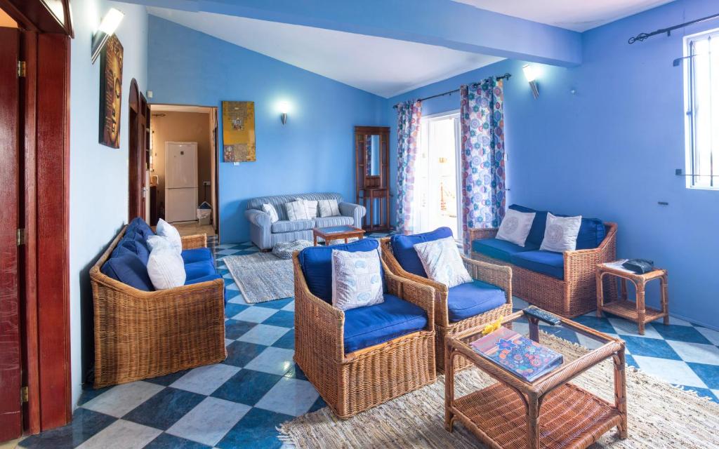 Posezení v ubytování Sunset Villa