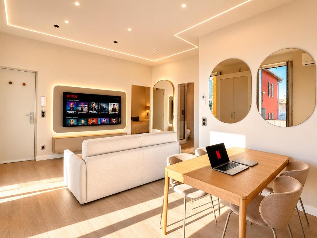 MONACO - MENTON - SEA VIEW - FULL CLIM - 2 BEDROOMS - PREMIUM LOCATION - LUXURY RENOVATED - PARKING - BALCONY - BEAcH and SUN