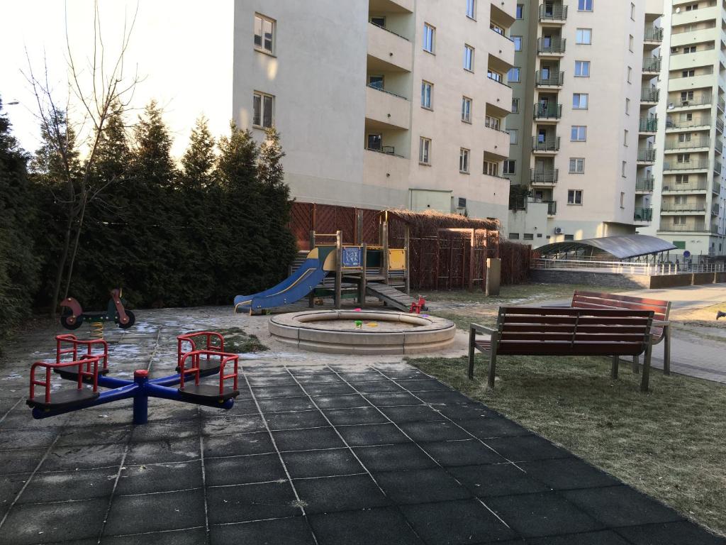 Detský kútik v ubytovaní Apartament Mokotow