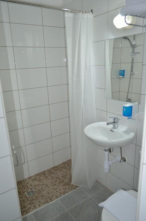 Koupelna v ubytování Cactus