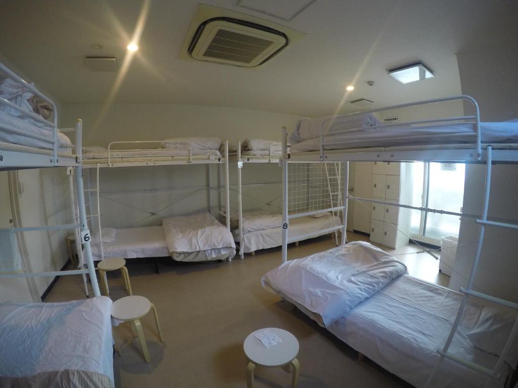 Postel nebo postele na pokoji v ubytování JAM Hostel Kyoto Gion