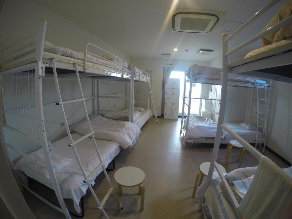 Postel nebo postele na pokoji v ubytování JAM Hostel Kyoto Gion