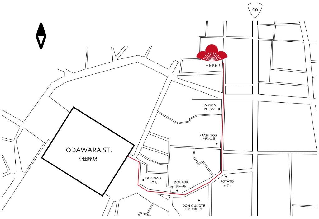 Půdorys ubytování plumhostel