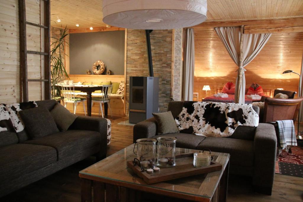 Posezení v ubytování Haus Bergblick