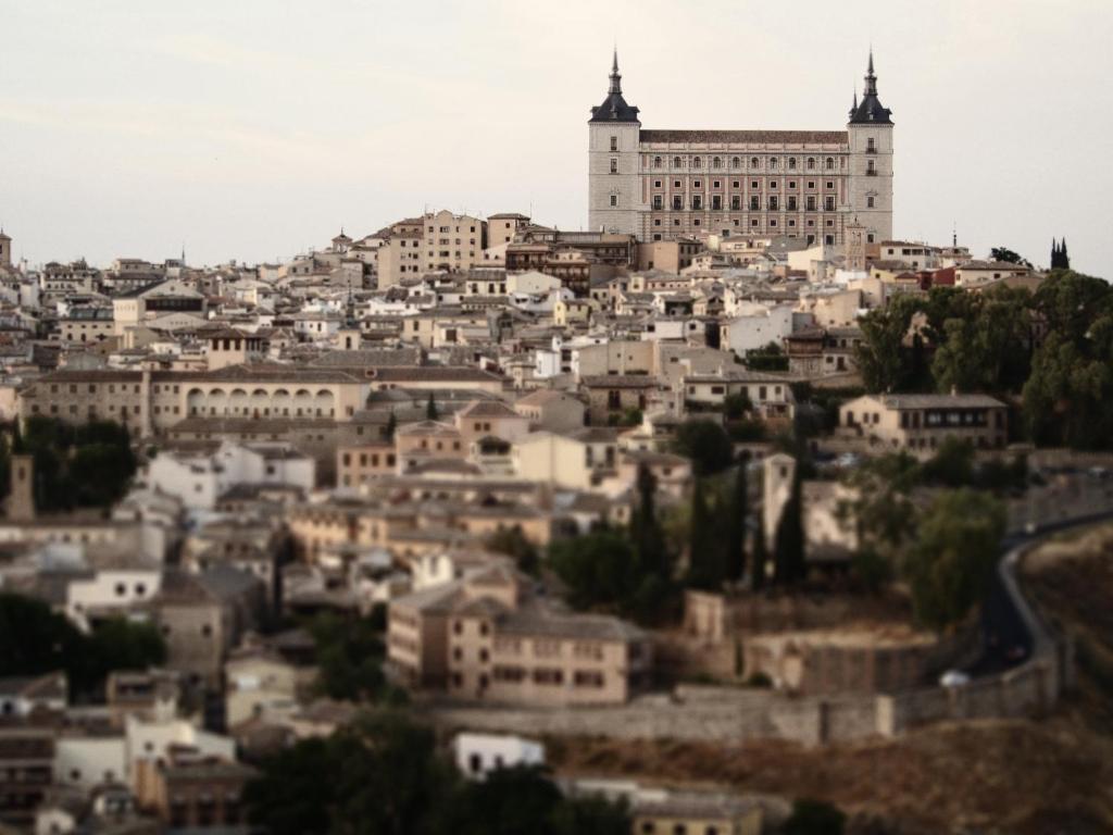 A general view of Miguel Esteban or a view of the city taken from the country house
