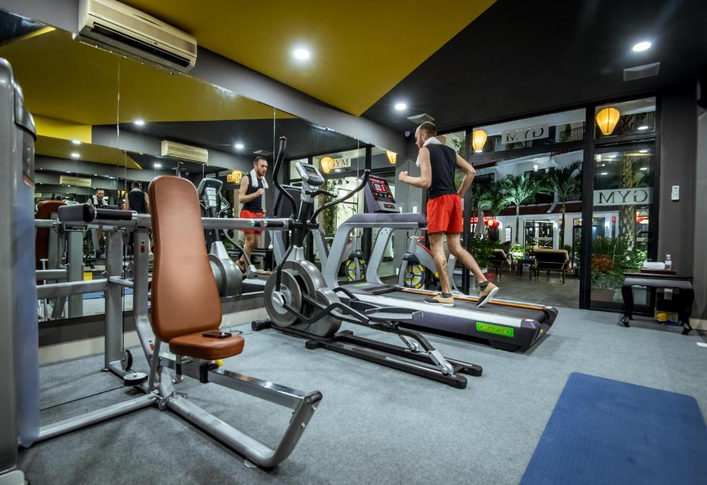 Fitness centrum a/nebo fitness zařízení v ubytování Hadana Boutique Resort Hoi An