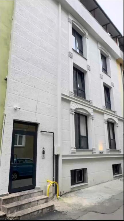 Bygningen som lejlighedshotellet ligger i