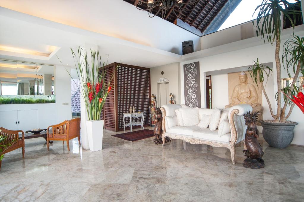 Posezení v ubytování Bali Mystique Hotel & Apartment