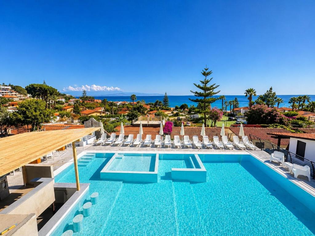 Ninfa Sul Mare Apartments - Piscina con Area Relax e Parcheggio Gratuito