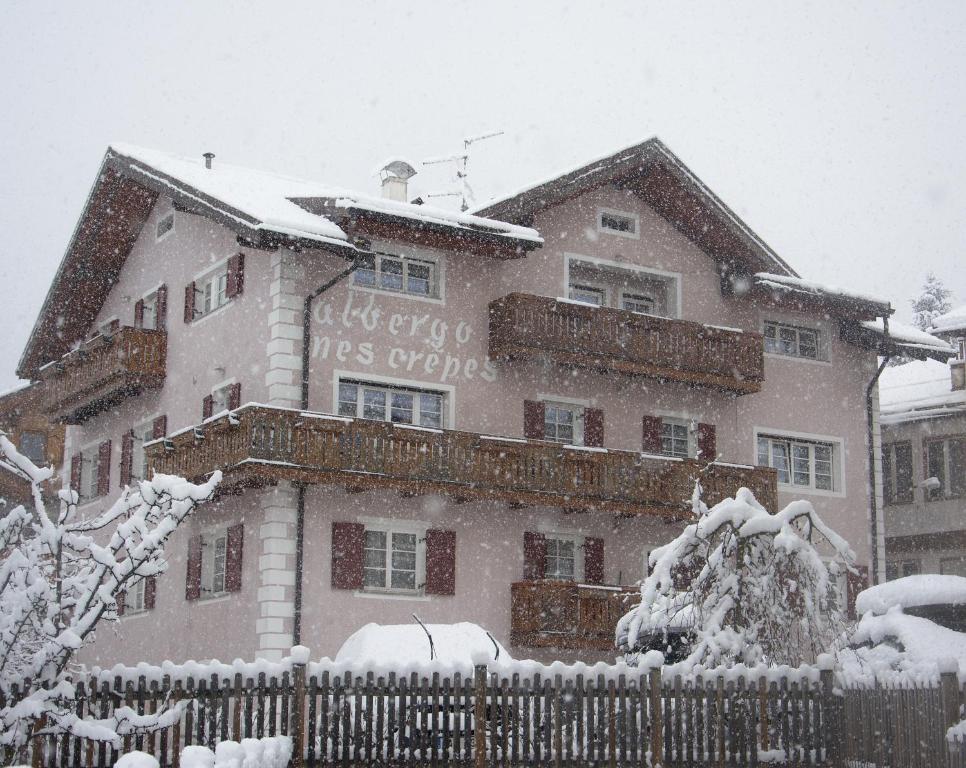 Hotel Nès Crépes v zimě